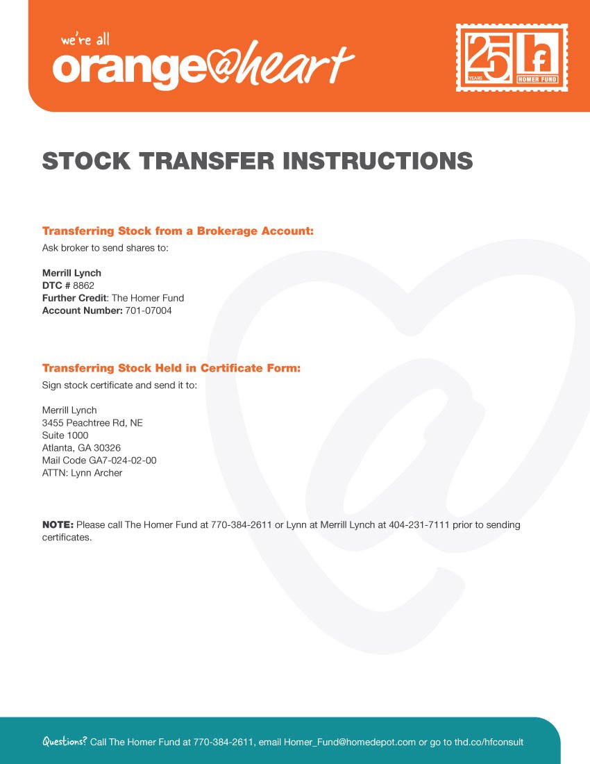 2024 THF O H Stock Transfer Instructions